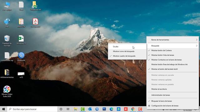 🆕 Como quitar la barra de busqueda windows 10 2020 - QUITAR barra de búsquedas de Cortana смотреть онлайн