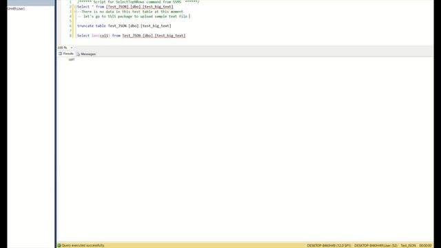 How to Upload text file more than 8000 bytes to SQL server using SSIS смотреть онлайн