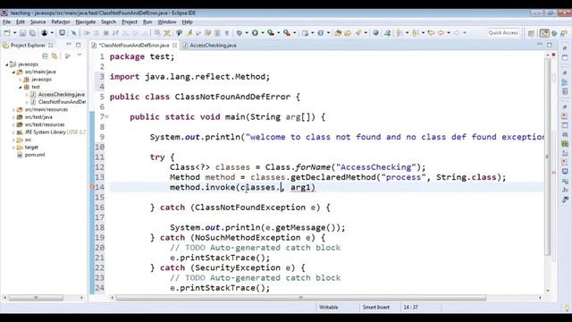 ClassnotfoundException Vs NoClassdefFoundException смотреть онлайн