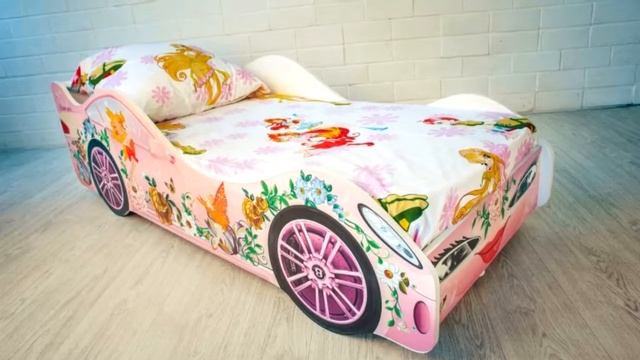 Кровать машина для девочек Леди фея! BED CAR for girls смотреть онлайн