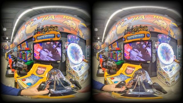 3D 180VR 4K Arcade Rail Shooting Transformers Gun Shooting Game form Sega смотреть онлайн