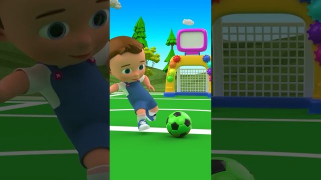 #Shorts Little Baby Learn Colors with Cute Dinosaur Soccer ball Football Game | Kids Educational смотреть онлайн