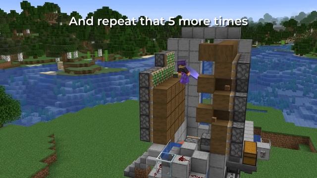 Minecraft Easy Multi Log Tree Farm - Birch, Oak, Spruce смотреть онлайн