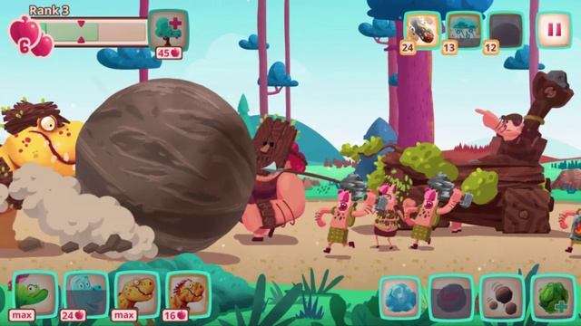 Dino Bash #12 Walkthrough Android Gameplay смотреть онлайн