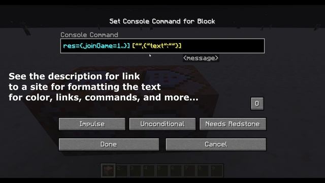 Welcome Message on Login - Minecraft Command Block Tutorial [1.14+] смотреть онлайн