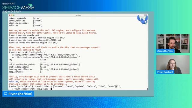 Linkerd with external CAs using Vault смотреть онлайн