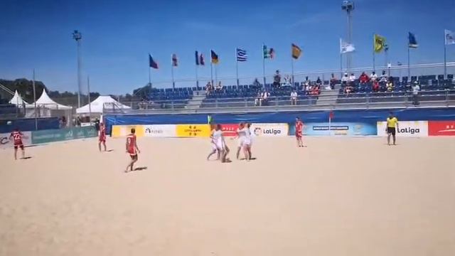 Всемирные пляжные игры-2019. Квалификация. Женщины. Россия - Англия. Гол Англии со штрафного смотреть онлайн