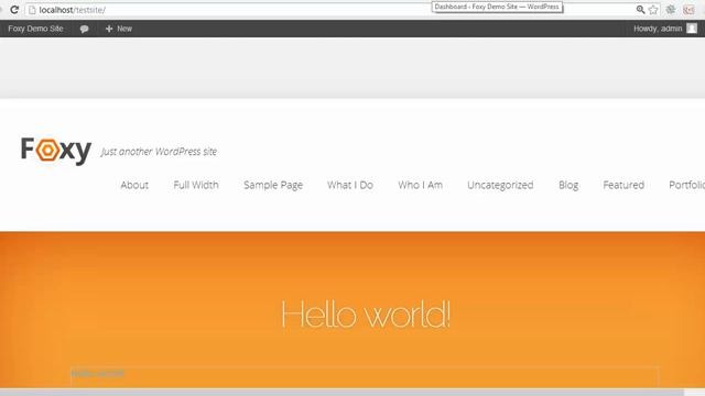 Foxy WordPress Theme смотреть онлайн