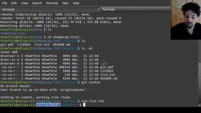 Git basics daily usage 1/3 (status, add, commit, push) смотреть онлайн