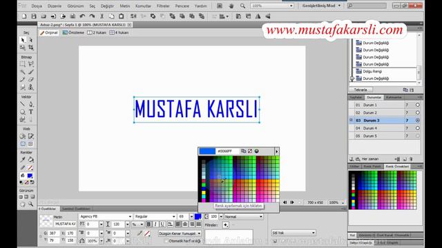 Fireworks 18: Animasyonlu Gif Hazırlama