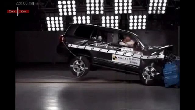 Краш-тесты Toyota Land Cruiser 200 и Prado смотреть онлайн