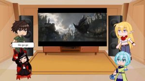 GATE react to Warhammer 40k Space Marines  2 | Gacha reacts