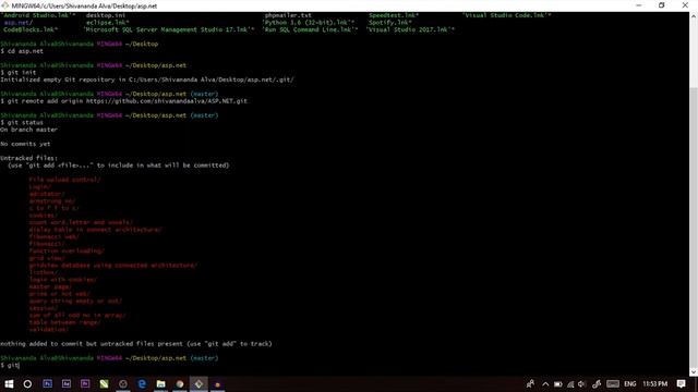 Pushing file to a GitHub Repository using GitBash смотреть онлайн