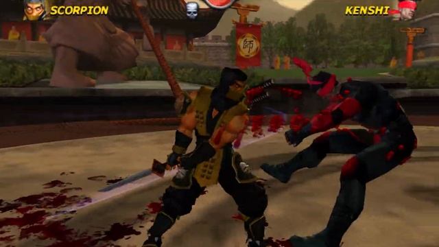 Mortal Kombat Deadly Alliance / Sony PlayStation 2 / прохождение Scorpion [60fps] смотреть онлайн