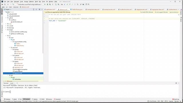#26 Typesafe : Separating config from tests and making your tests - env agnostic (i.e. independent) смотреть онлайн