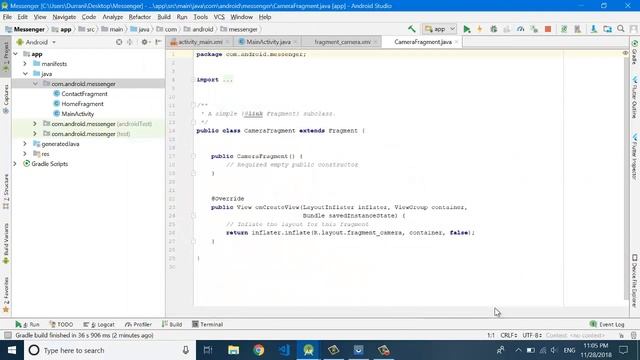How To Create Facebook Messenger App In Android | Android Tutorials | Facebook Messenger | Part 2 смотреть онлайн