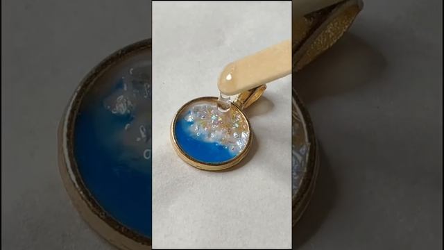 Морской кулон из эпоксидной смолы смотреть онлайн