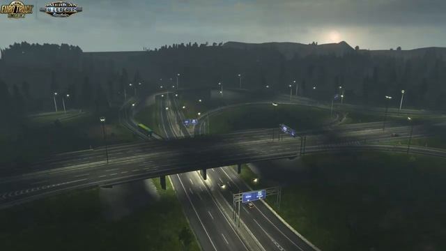 (ETS2 v 1.35) Rotterdam Brussel Highway mit Calais Duisburg Road Interchange v2.3 by elitegamer0611 смотреть онлайн