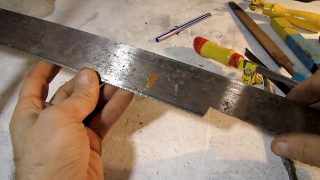 из старой пилы делать для закрепления рукояток напильников смотреть онлайн