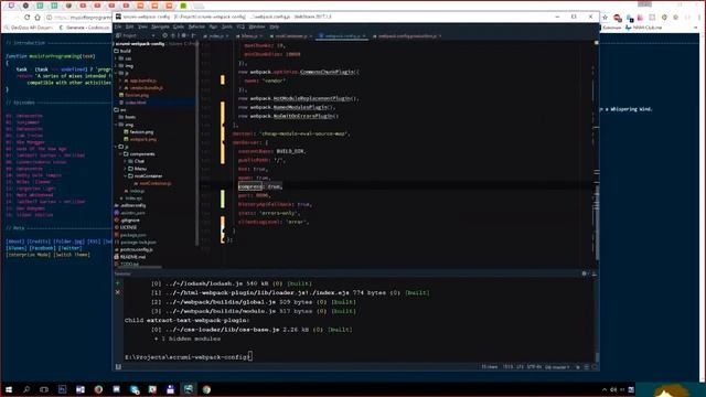 Пишем config для webpack 2 Часть 2 смотреть онлайн
