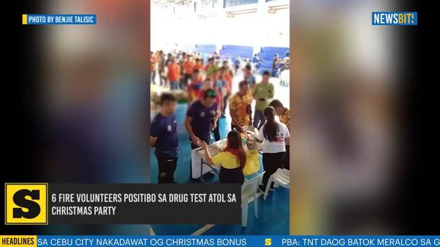6 fire volunteers positibo sa drug test atol sa hristmas party смотреть онлайн