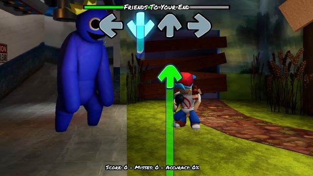 FNF Triple Trouble But Rainbow Friends Characters Sing It 🎶