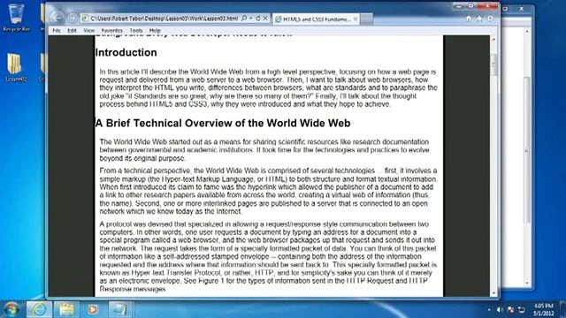03 Styling your First HTML5 Web Page with CSS3 смотреть онлайн