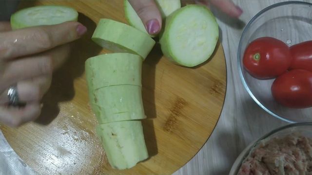 Фаршированные кабачки  #10