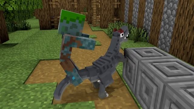 Малыш Зомби и Малыш Дракон в Майнкрафте - Школа монстров #2 - Анимация Майнкрафт смотреть онлайн