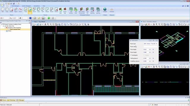 AECOsim Energy Model from Autocad drawing смотреть онлайн