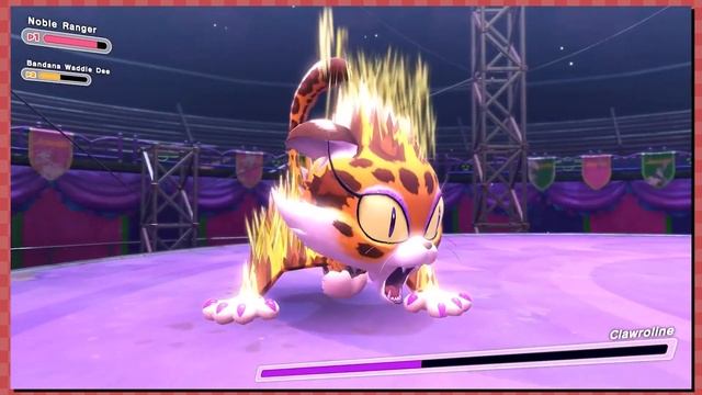 Danger Under The Big Top: Boss Clawroline | Kirby and the Forgotten Land (Co op Blind Let's Play) смотреть онлайн