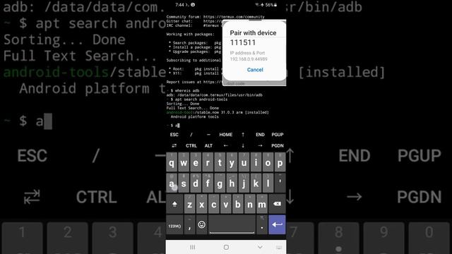 Enter your phone's own ADB shell from Termux using wireless debugging. смотреть онлайн