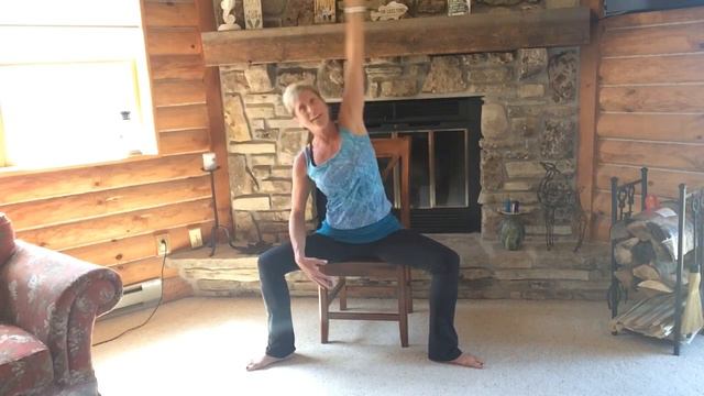 CHAIR YOGA FOR BEGINNERS AND SENIORS PART 1 | SEATED CHAIR YOGA POSES | 20 MIN GENTLE CHAIR YOGA смотреть онлайн
