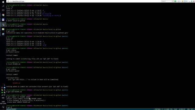 2.2 Creating local repository and pushing it to GitHub смотреть онлайн