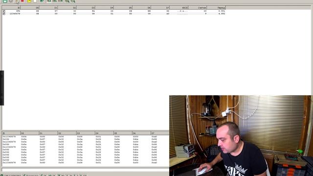 Arduino CAN Sender ID 29bit (Ардуино отправка пакетов в КАН шину c 29bit CAN ID) смотреть онлайн
