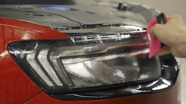 Как наклеить полиуретановую пленку Brontero на фары Geely Tugella смотреть онлайн