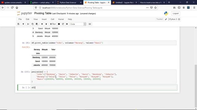 Belajar Pandas : Mengubah Struktur Data dengan Teknik Pivoting смотреть онлайн