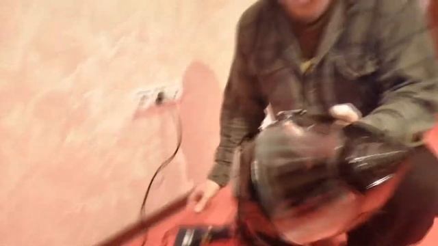 #Визор шлема потеет, пробуем сверлить.