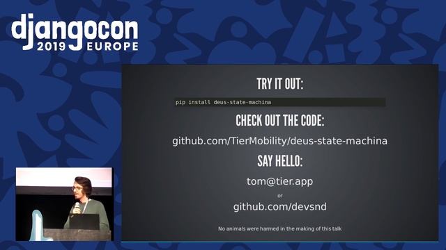 DjangoCon 2019 - Day 3 Lightning Talks смотреть онлайн