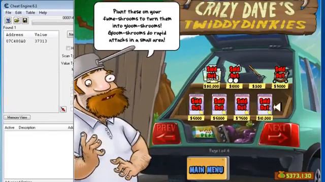 Plants vs Zombies Money Hack Using Cheat Engine 6 1 смотреть онлайн