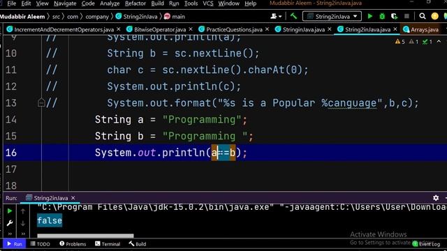 String User Input and Internal Working in Java (Urdu/Hindi) смотреть онлайн