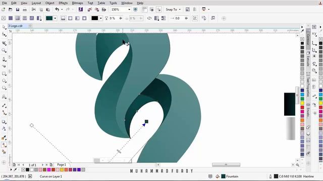 corelDRAW Tutorial 3D Logo Design 2017 смотреть онлайн