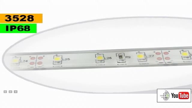 Strip LED blanc chaud SMD 3528 IP68 60 LED/m 5m смотреть онлайн