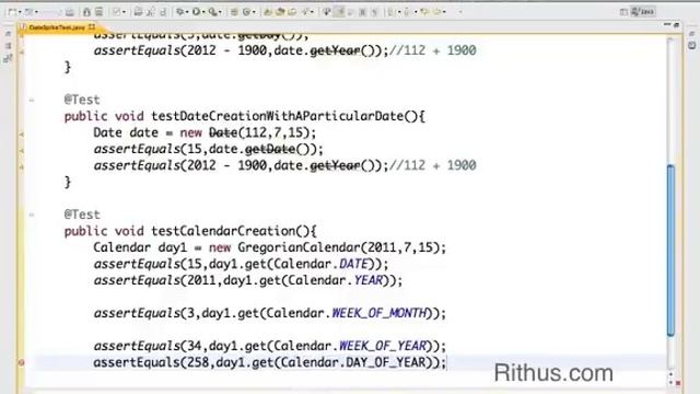 Java Calendar Tutorial смотреть онлайн