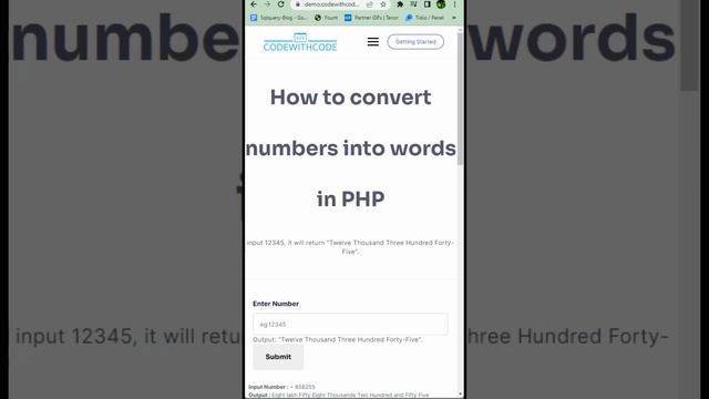 How to convert numbers into words in PHP || According to Indian currency format || #codewithcode смотреть онлайн