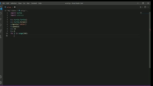 Python Turtle Circle смотреть онлайн