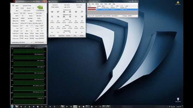 Folding@Home GPU3 Client EVGA GTX 480 Hydro Copper FTW смотреть онлайн