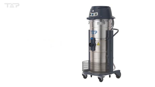 TOP 2400w Industrial vacuum cleaner with HEPA Filter，Cyclone separator，Filter cleaning system. смотреть онлайн