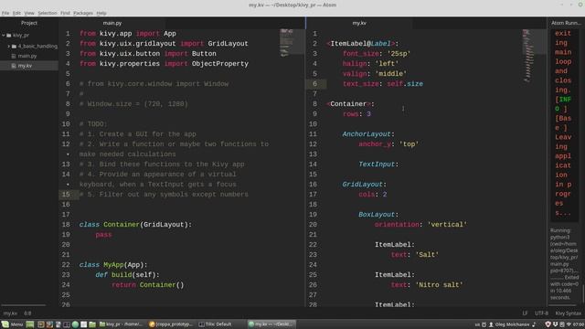 Python Kivy tutorial #5: Creating the Coppa app | Kivy app project смотреть онлайн