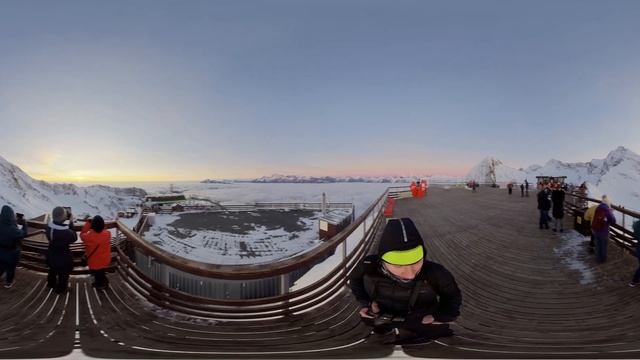 Красная поляна 2020, HDR 360, подъемник и вершина смотреть онлайн